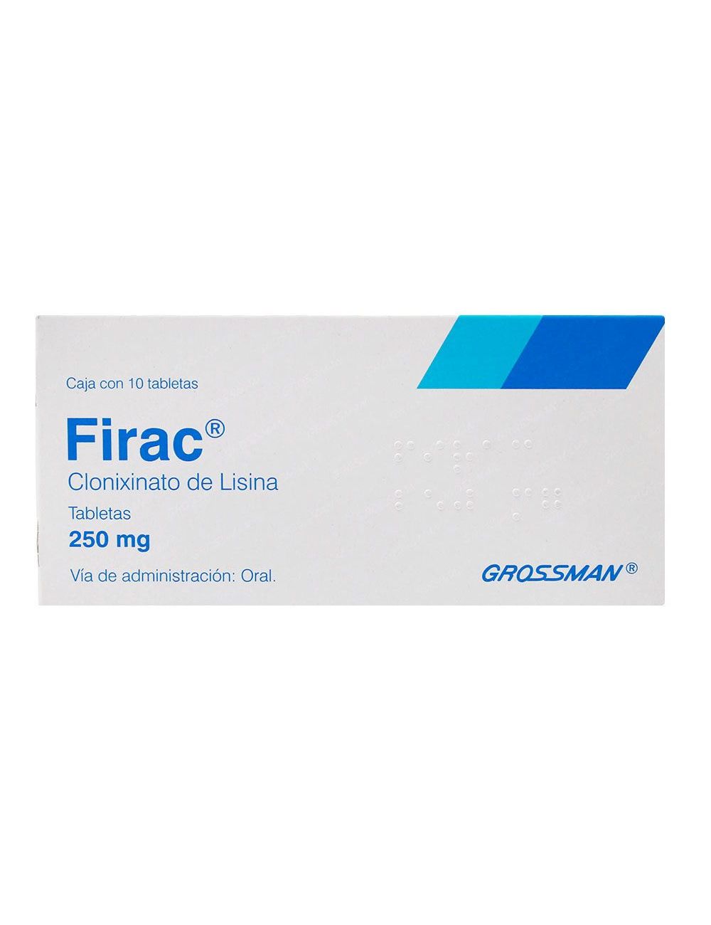 Firac 250 mg Caja Con 10 Tabletas