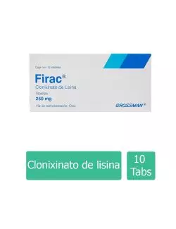 Firac 250 mg Caja Con 10 Tabletas
