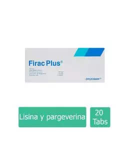 Firac Plus 125 mg/ 10 mg Caja Con 20 Tabletas