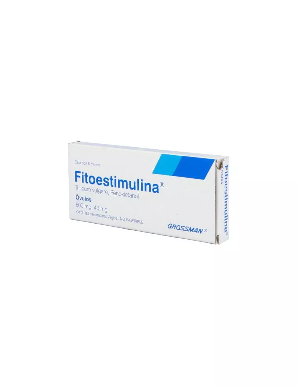 Fitoestimulina 600 mg/40 mg Caja Con 6 Óvulos