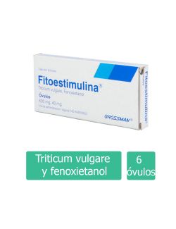 Fitoestimulina 600 mg/40 mg Caja Con 6 Óvulos