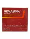 Hemamina Solución Oral Caja Con 10 Ampolletas Con 10 mL