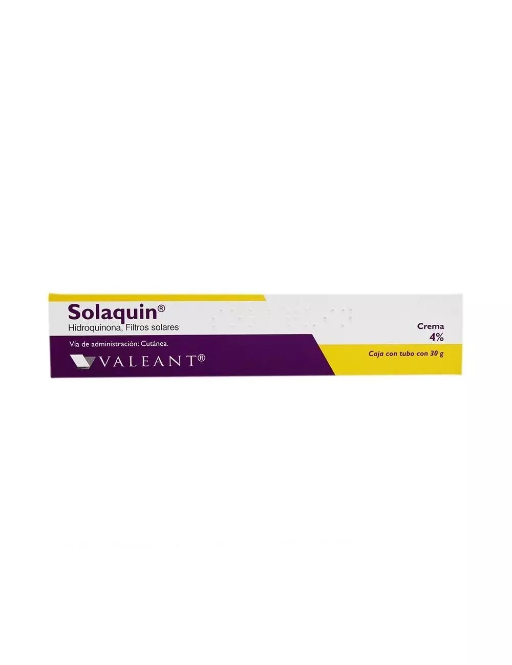 Solaquin Crema 4% Caja Tubo Con 30 g