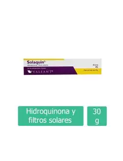 Solaquin Crema 4% Caja Tubo Con 30 g