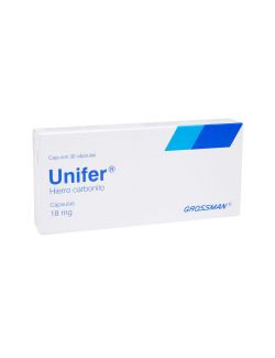 Unifer 18 mg Caja Con 30 Cápsulas