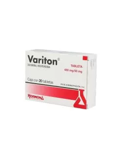 Variton 450 mg / 50 mg Caja Con 20 Tabletas