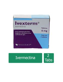 Ivexterm 6 mg Caja Con 2 Tabletas - RX