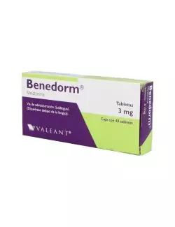 Benedorm 3 mg Caja Con 40 Tabletas