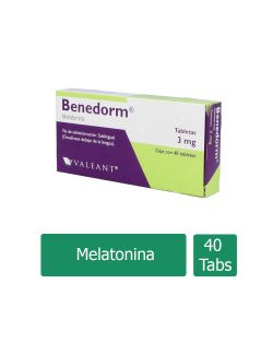 Benedorm 3 mg Caja Con 40 Tabletas