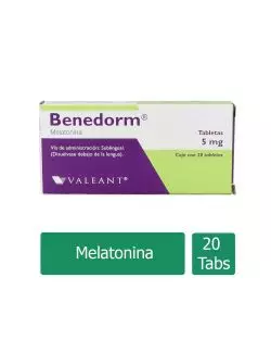 Benedorm 5mg Caja Con 20 Tabletas Sublinguales