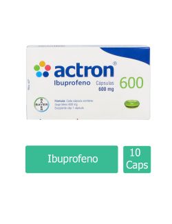 Actron 600 mg Caja Con 10 Cápsulas