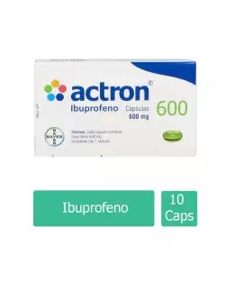 Actron 600 mg Caja Con 10 Cápsulas