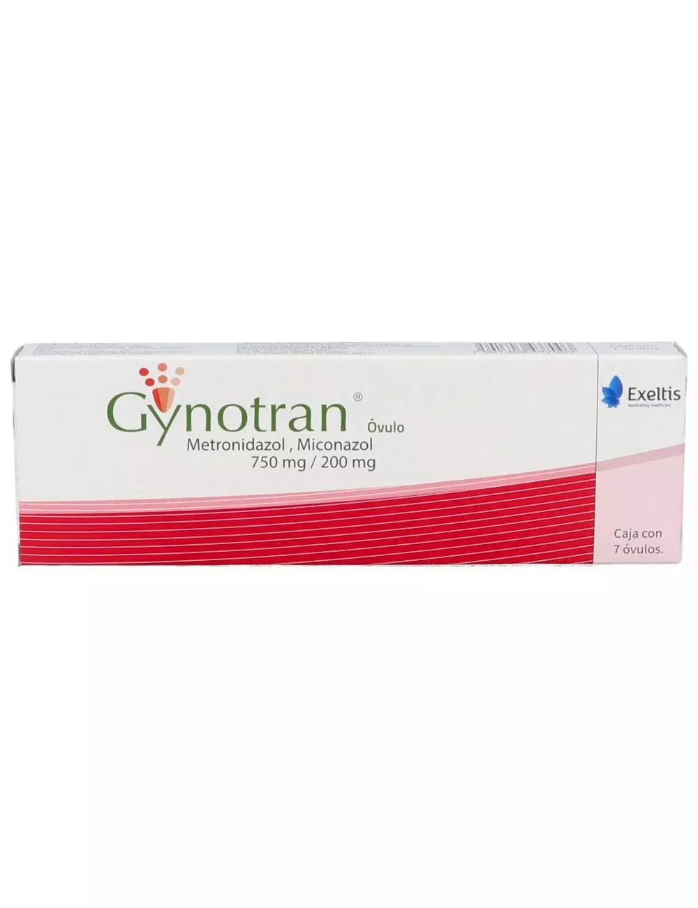 Gynotran Caja Con 7 Óvulos  750 mg/  200 mg