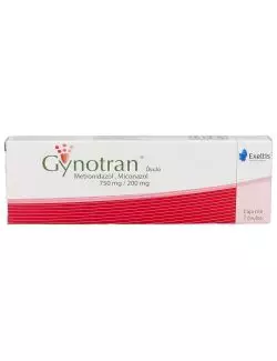 Gynotran Caja Con 7 Óvulos  750 mg/  200 mg