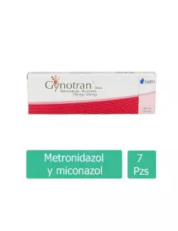 Gynotran Caja Con 7 Óvulos  750 mg/  200 mg