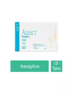 Azilect 1 mg Caja Con 10 Tabletas