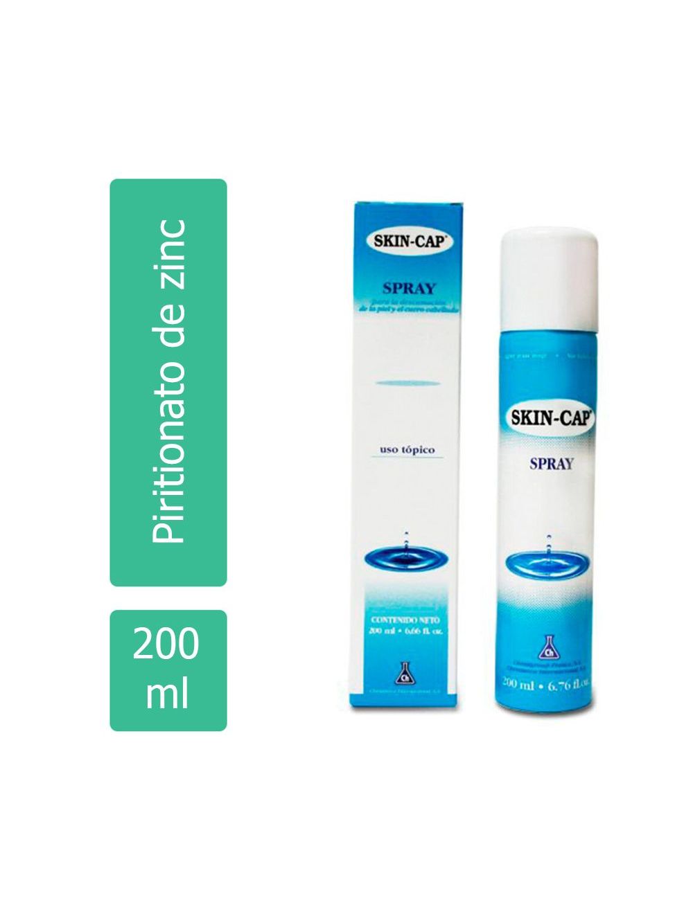SKIN-CAP® 200 ml - Caja con Frasco Spray- Dermaceutical