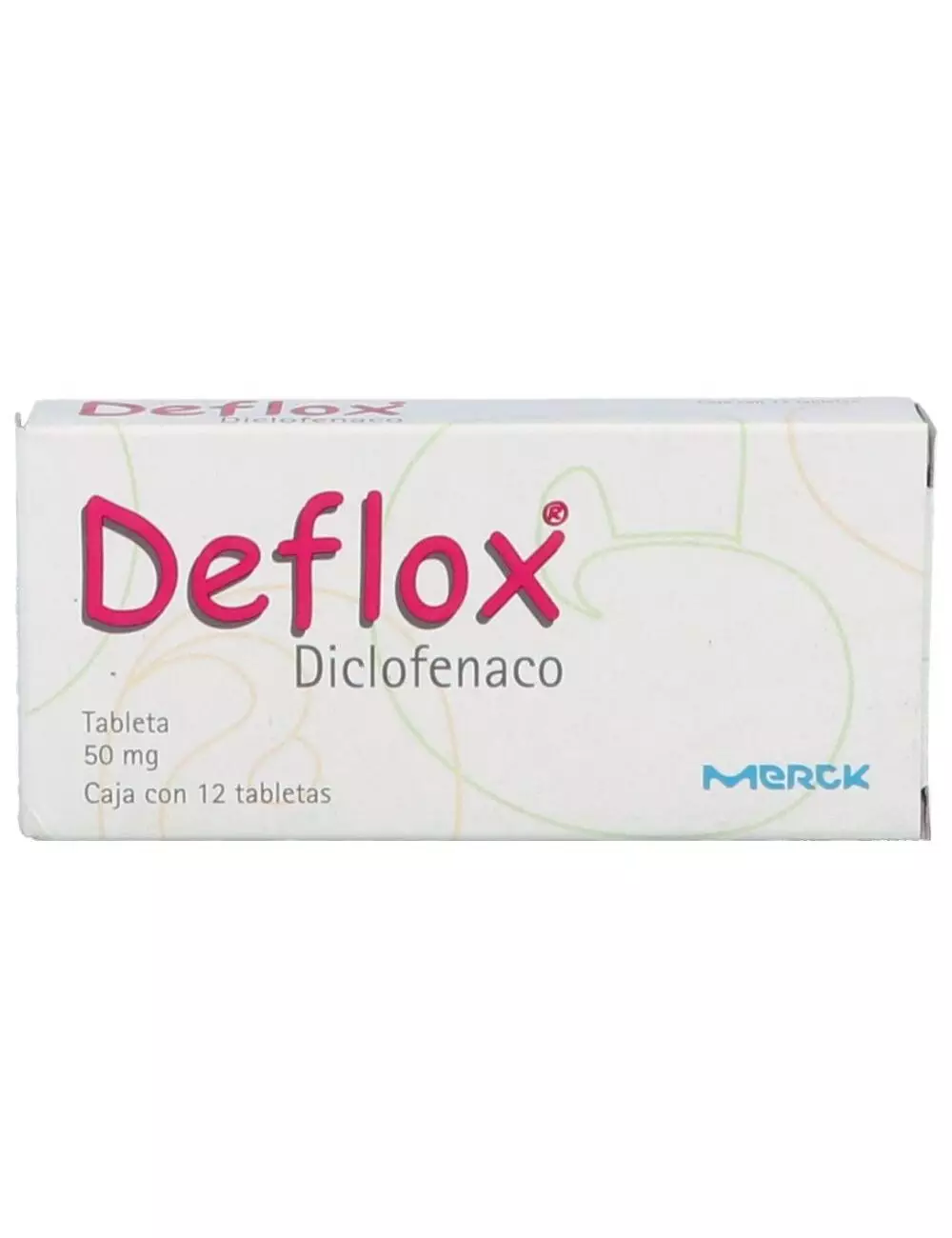 Deflox 50 mg Caja Con 12 Tabletas