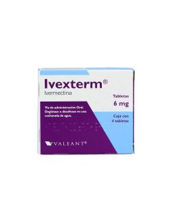 Ivexterm 6 mg Caja Con 4 Tabletas - RX