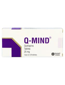 Q Mind 25 mg Caja Con 28 Tabletas