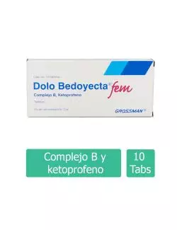 Dolo Bedoyecta Fem Caja Con 10 Tabletas