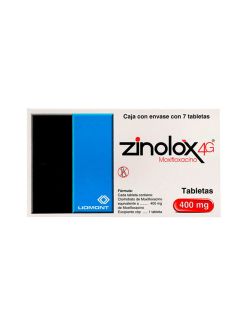 Zinolox 4G 400 mg Caja Con 7 Tabletas - RX2