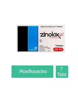 Zinolox 4G 400 mg Caja Con 7 Tabletas - RX2