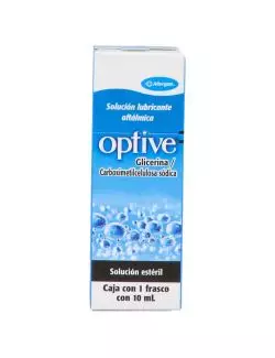 Optive Solución Oftálmica Caja Con 1 Frasco Con 10 ml