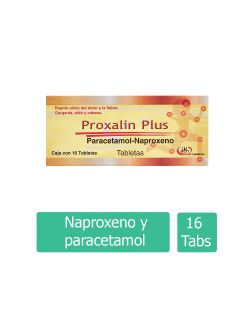Proxalin Plus 250 mg/300 mg 16 Tabletas