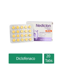 Nediclon 100 mg Caja Con 20 Tabletas