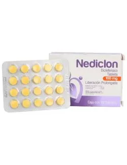 Nediclon 100 mg Caja Con 20 Tabletas