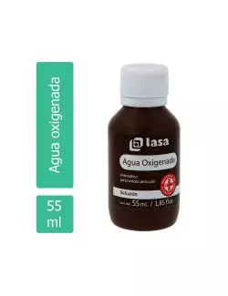 Agua Oxigenada Solución Frasco Con 55 mL