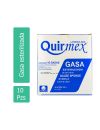 Gasa Esterilizada Quirmex 10 x 10 Caja Con 10 Piezas