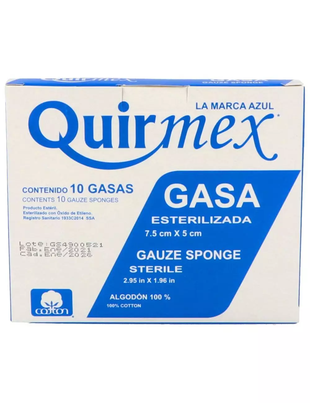 GASA SIMPLE QUIRMEX  7.5X5 C/10 PZ.