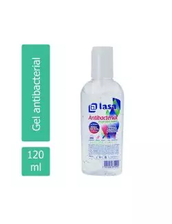 Gel Antibacterial Lasa Frasco Con 120 mL