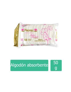 Protec Algodón Absorbente Bolsa Con 50 g