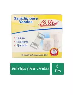 Leroy Saniclips Para Vendas Bolsa Con 6 Piezas