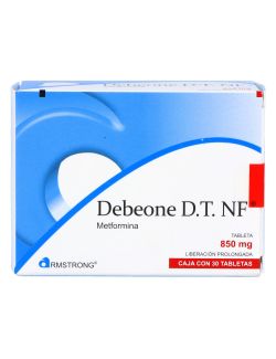 Debeone D.T. NF 850 mg Caja Con 30 Tabletas