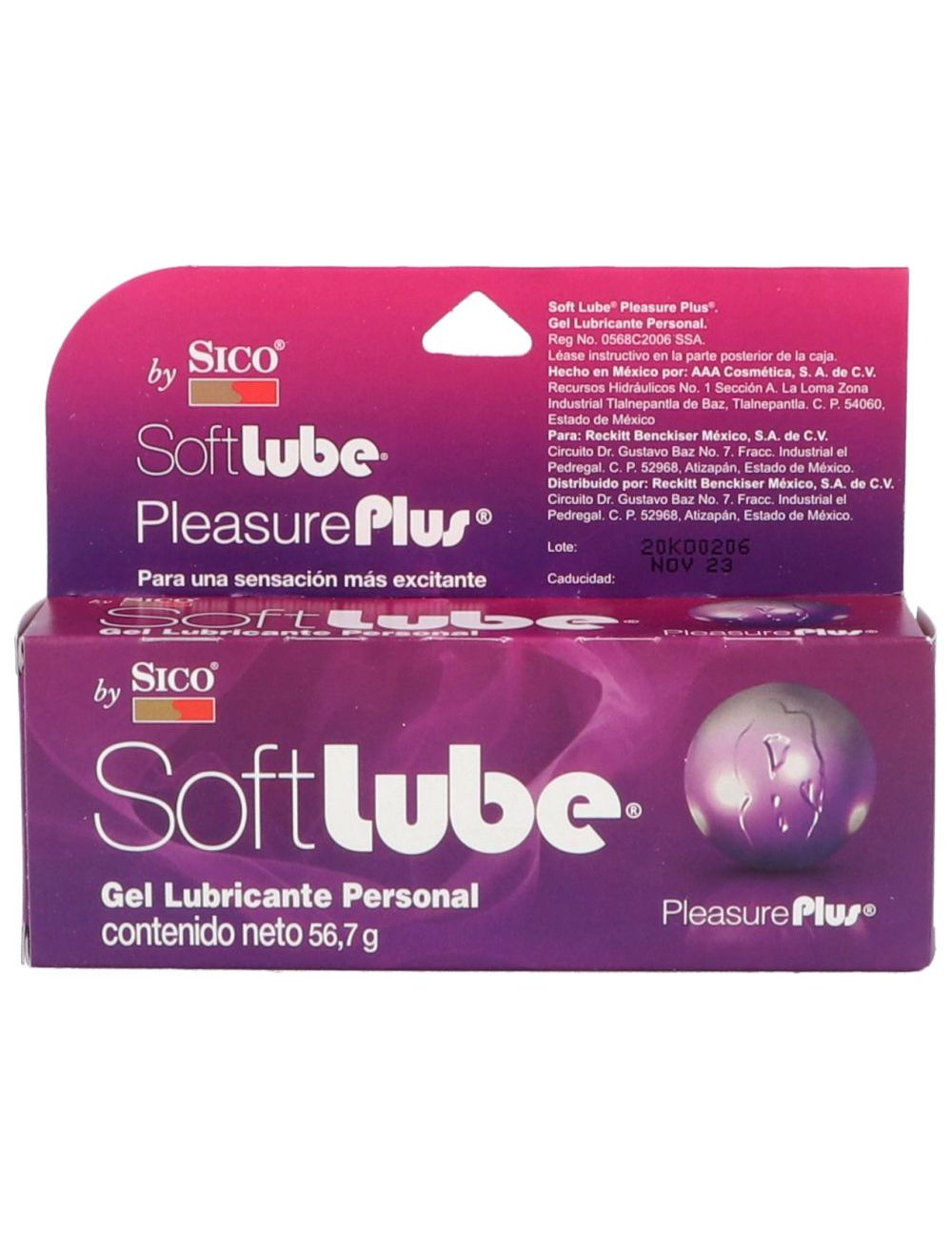Soft Lube Pleasure Plus Tubo Con 56,7 g