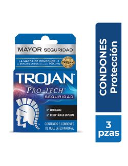 Trojan Clásico-Enz Condón Lubricado Caja Con 3 Condones