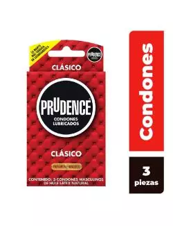 Prudence Clásico Caja Con 3 Condones