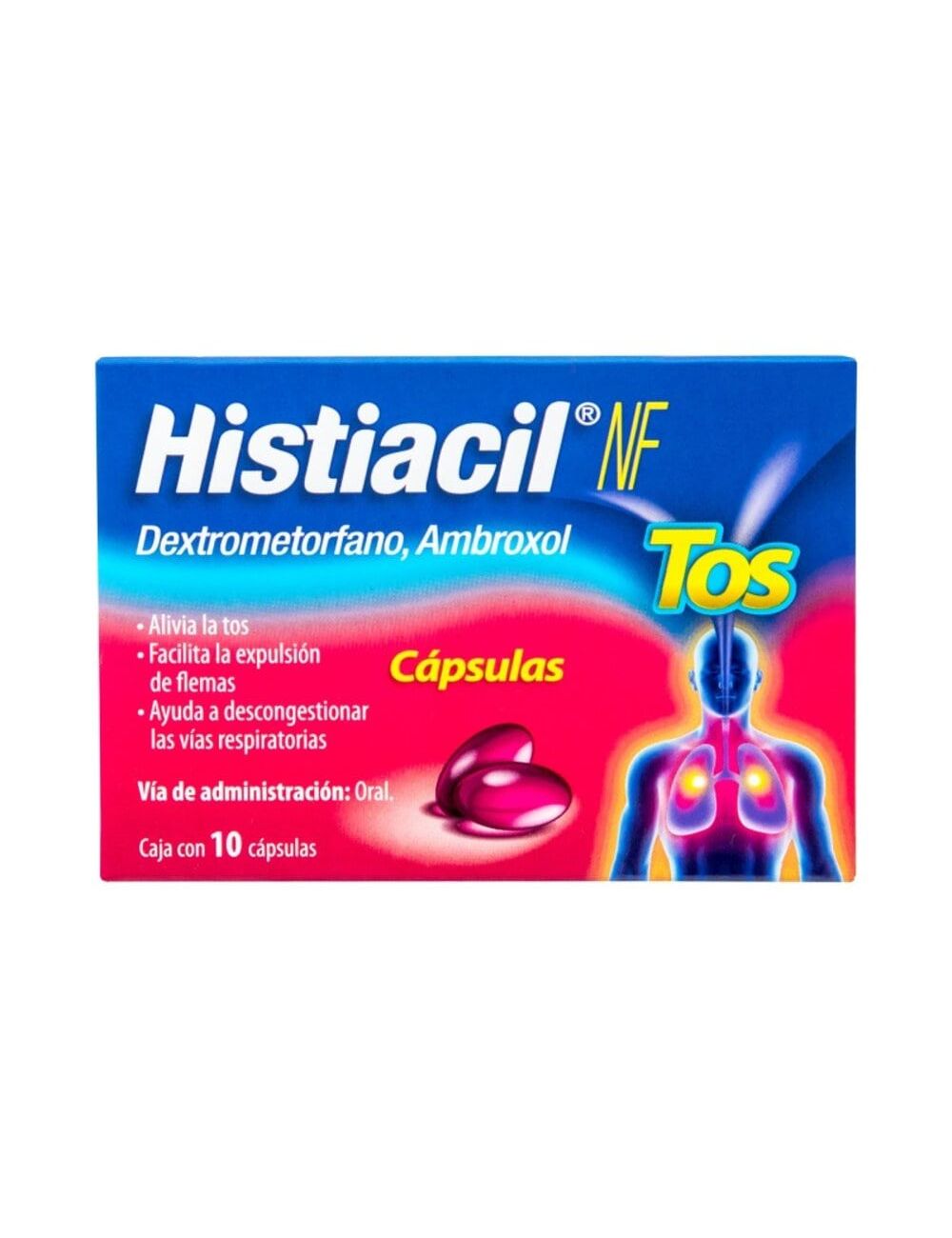 Histiacil NF 22.5 mg /22.5 mg Caja Con 10 Cápsulas
