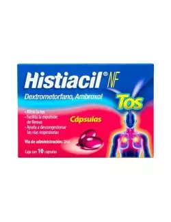 Histiacil NF 22.5 mg /22.5 mg Caja Con 10 Cápsulas