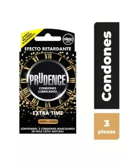 Condones Prudence Retardantes Caja Con 3 Piezas