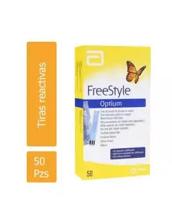 FRM-Freestyle Optium Tiras Reactivas Caja Con 50 Tiras