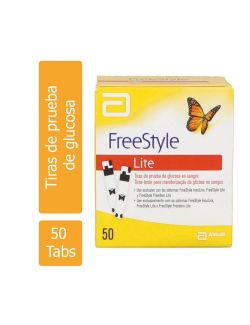 FRM-Free Style Lite Tiras De Prueba De Glucosa En Sangre Caja Con 50 Piezas