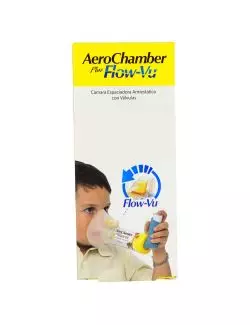 Cámara De Inhalación Aerochamber Plus Flow-Vu Infantil Con 1 Pieza