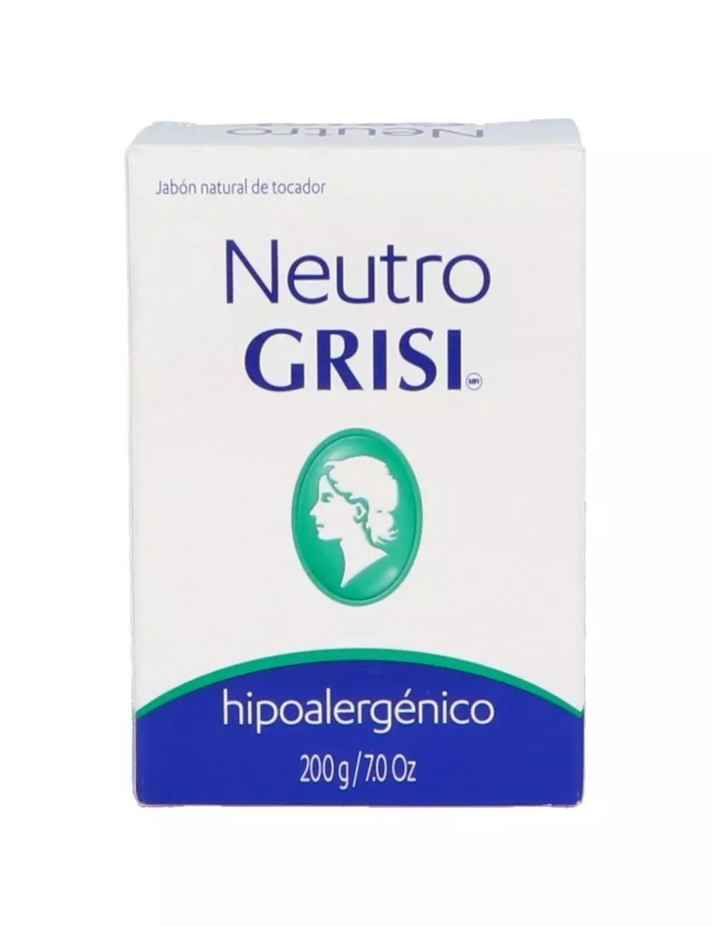 Grisi Neutro Jabón Natural Caja Con Barra De 200g