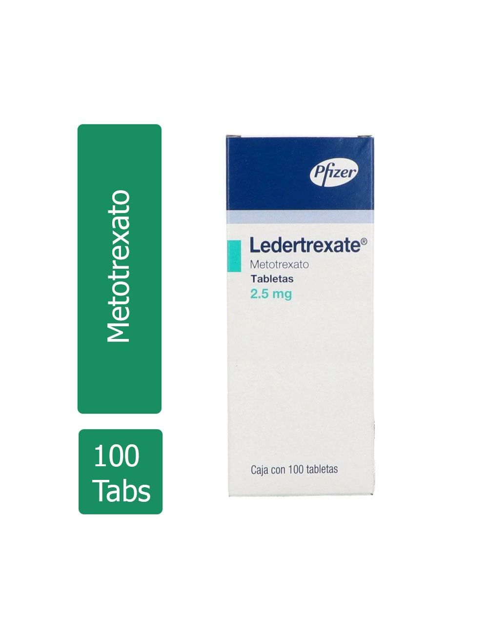 Ledertrexate® 2.5 mg (Metotrexato) - 100 Tabletas | Pfizer