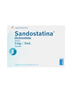 Sandostatina® 1mg/5ml (Octreotida) - 1 Frasco Ámpula - Novartis - RX3